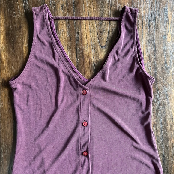 Ribbed Button Down Dress - Picture 2 of 3